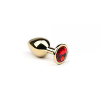 Анальний корок,Gold Ruby,S 
