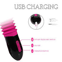 Вібратор "Nathan", 10 режимів вібрації й 3 режими штовхання