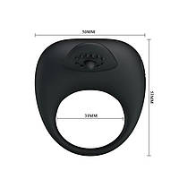 КІЛЬЦЕ ЕРЕКЦІОННЕ "STIMULATING TONGUO" З ВІБРАЦІЄЮ