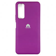 Чохол-накладка Silicone Cover Full Protective для Huawei P Smart 2021 фіолетова