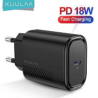 Зарядное устройство KUULAA KL-CD11 Type-C PD 18 вт Быстрая зарядка Quick Charge QC4.0 Black