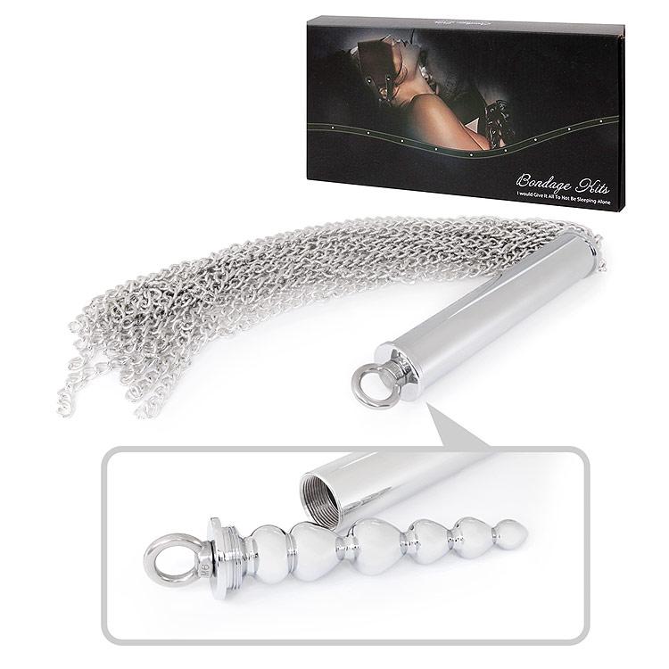 ПЛЕТЬ МЕТАЛЕЧНА + ВТУЛКА колір хвоста срібло