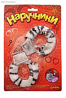 НАРУЧНИКИ ПЛЮШЕВИЙ БІЛИЙ ТИГР