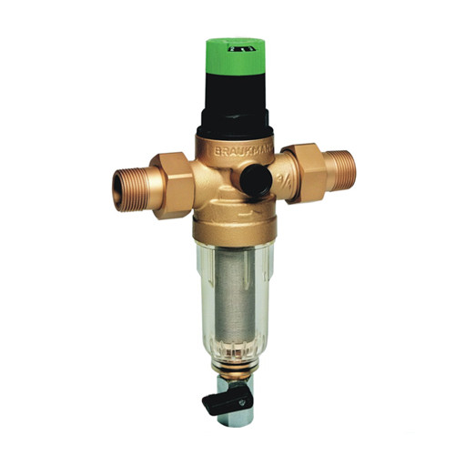 Самопромивний фільтр з редуктором тиску 1/2 HONEYWELL (холодний)