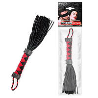 ПЛЕТЬ L колодки 160 мм L хвоста 300 мм, колір чорний/червоний