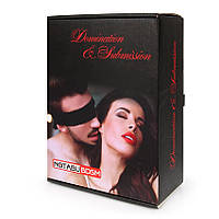 НАБІР (наручники, окови, маска, нашийник, плеч, повідець, кляп, шльопанка, затискачі) колір червоний