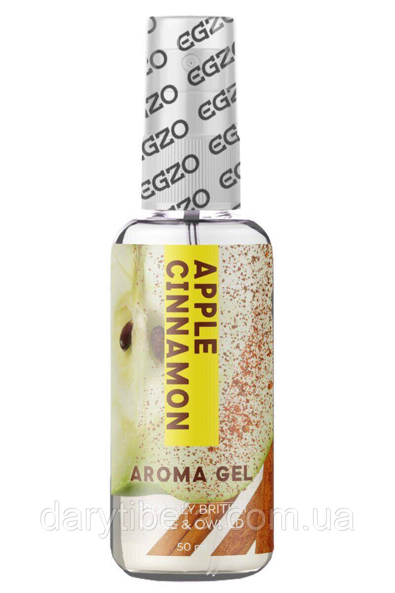 Оральний гель-лубрикант EGZO AROMA GEL — Apple Cinnamon, 50 мл