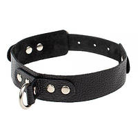 Нашийник Obediense, Black, шкіра