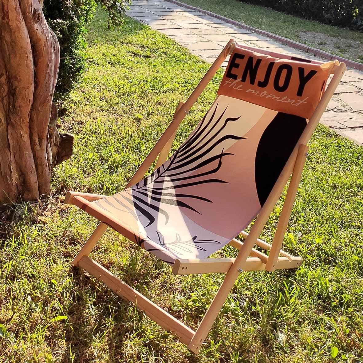 Шезлонг дерев'яний Enjoy (SHZL_19L027)