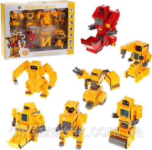 Алфавіт Трансформери D 622 - H 093 Букви Йо Ж З ІЧ К Л, фото 1