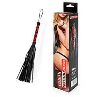 ПЛЕТЬ L колодки 160 мм L хвоста 250 мм, колір чорний/червоний 