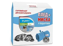 Royal Canin X-Small Junior 1,5 кг для цуценят дрібних порід + плед і миска вагою до 4 кг до 10 міс. сухий корм
