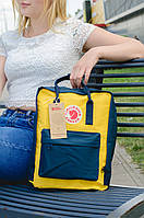 Рюкзак Fjallraven Kanken Classic 16l портфель рюкзак канкен класик синий с желтым канкен класік