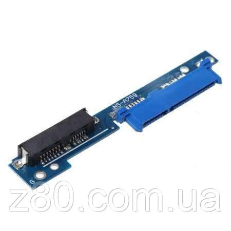 Перехідник Micro SATA 7+6 на SATA 7+15 для Lenovo 310 312 320 330 510 520 кадік оптібей caddy, фото 2