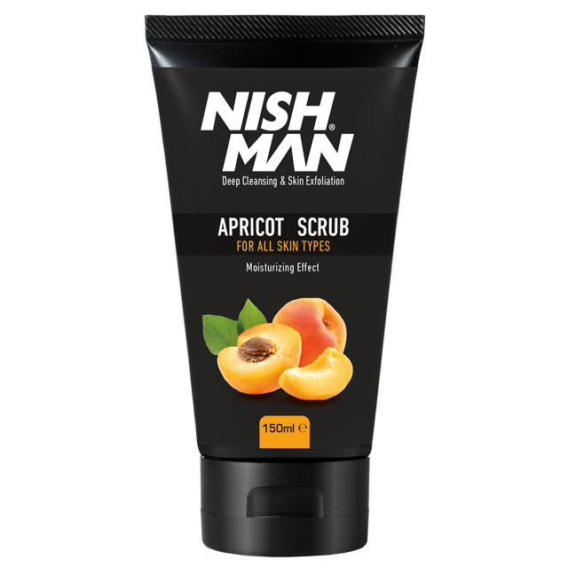 Чоловічий скраб для обличчя Nishman Natural Apricot Face Scrub, 150 мл