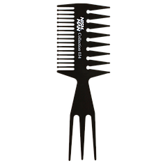 Чоловічий гребінець для волосся комбінований Nishman 034 Tri-Comb (10301033)