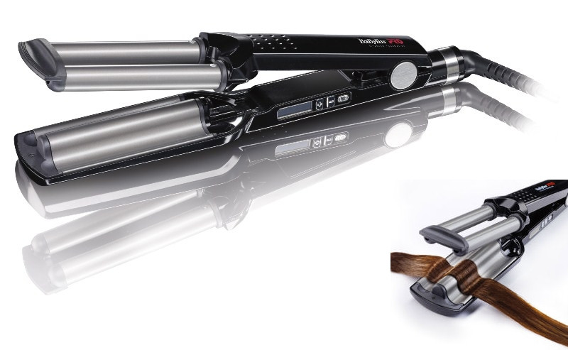 Потрійна плойка для волосся BaByliss PRO Ionic 3D Waver 16 мм (BAB2369TTE)