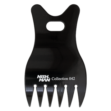 Чоловічий гребінець для волосся Nishman 042 Texturizing (10301034)
