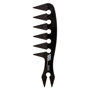 Чоловічий гребінь для волосся Nishman 044 Wide Tooth (10301035)