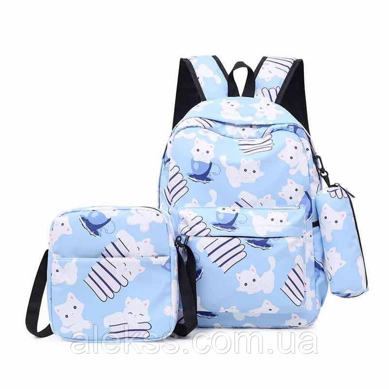 Комплект сумок 3 В 1 .Школьный рюкзак ,сумка и пенал - фото 7 - id-p1449585894
