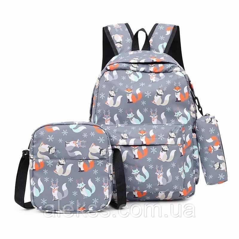 Комплект сумок 3 В 1 .Школьный рюкзак ,сумка и пенал - фото 10 - id-p1449585894