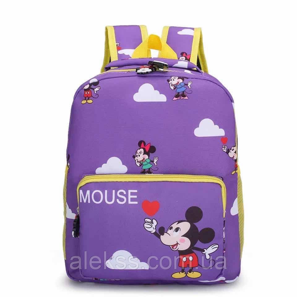 Детский рюкзак для девочек с Микки-Маусом - фото 4 - id-p1449585931