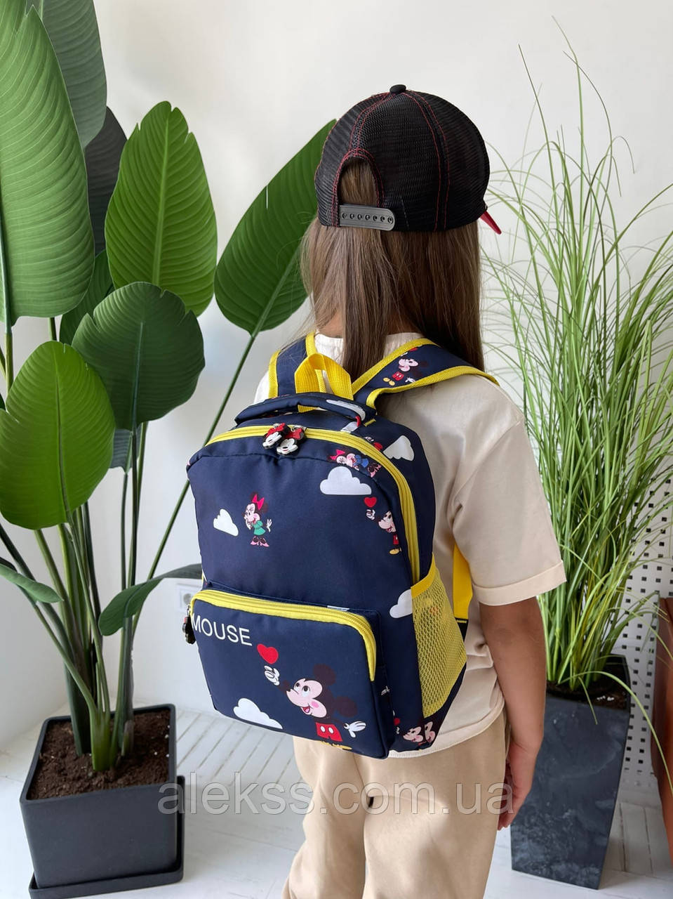 Детский рюкзак для девочек с Микки-Маусом - фото 6 - id-p1449585931