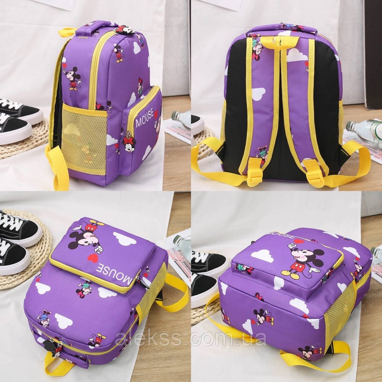 Детский рюкзак для девочек с Микки-Маусом - фото 7 - id-p1449585931