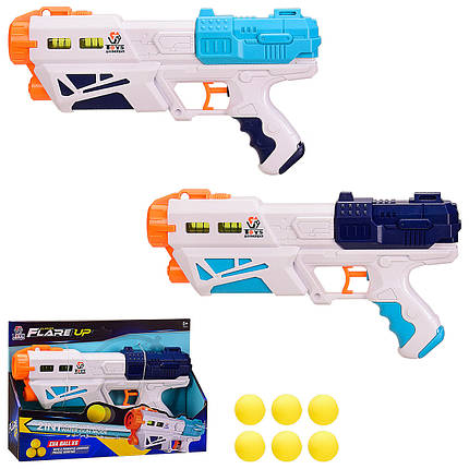 Іграшковий Бластер стріляє водою і поролоновими кулями, 2 кольори, 648-51, фото 1