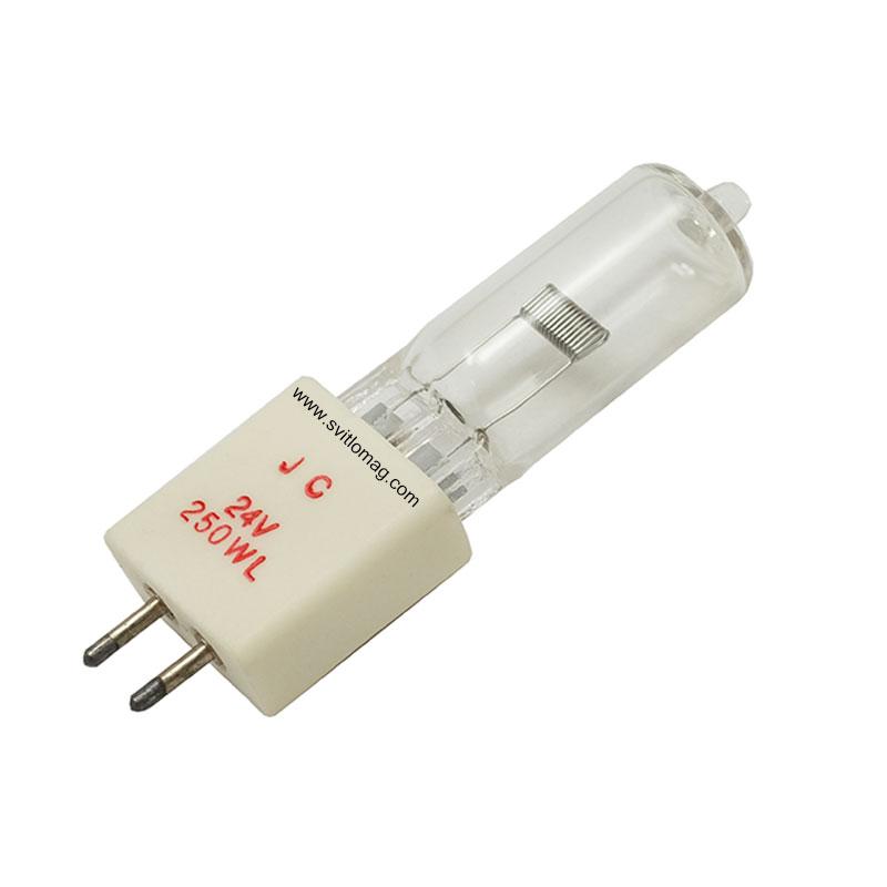 Лампа кварцова галогенна JC 24v 250w L SONY GX6.35/15x19