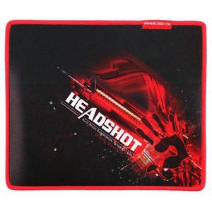 Килимок для миші ігровий 275*225*4мм A4Tech Bloody B-072 тканинний прошитий чорний з червоним #