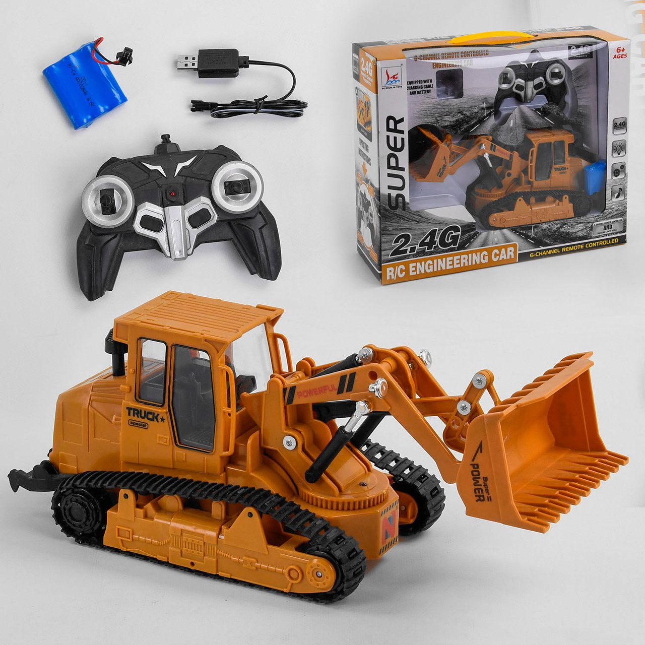 Екскаватор на пульті керування 66-42 світлові і звукові ефекти