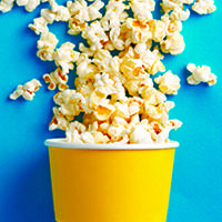 Упаковка та сировина для попкорну