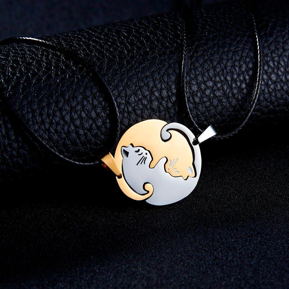 Парні Кулони для Друзів Коти Інь Янь. — Купити Недорого на Bigl.ua ...