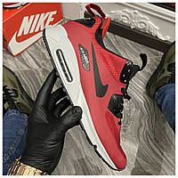 Мужские зимние кроссовки Nike Air Max 90 Sneakerboot Mid Winter Red найк аир макс 90 Nike Air Max 90 Red Grey