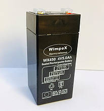 Акумулятори Wimpex WX 445/ 4V/ 4.5 AH/ 20HR (40 шт/ящ)
