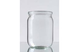 Банка скляна звичайна 0,5л, 15 шт/бл