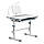 Комплект парта Cubby Fressia Grey + ергономічне крісло Fundesk Mente Grey, фото 2