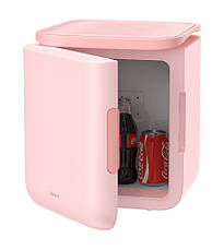 Портативний міні-холодильник Baseus Igloo Mini Fridge 6 л EU Рожевий (ACXBW-A04), фото 4