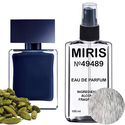 Духи MIRIS №49489 (аромат схожий на Narciso Rodriguez Bleu Noir For Him) Чоловічі 100 ml, фото 2