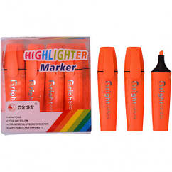Текстовиділювач помаранчевий Color спиртовий ароматизований арт. JH700-3