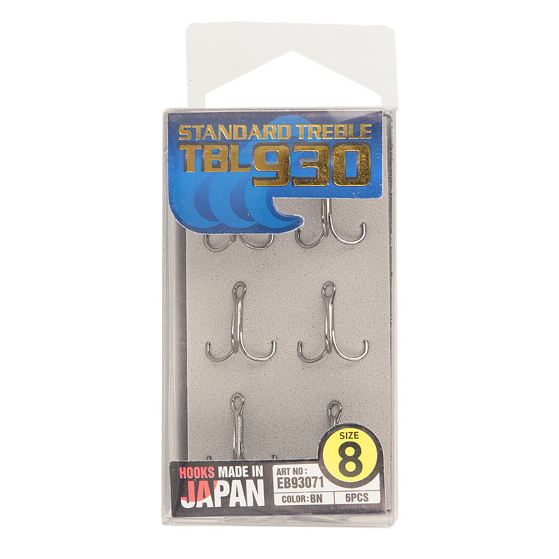 Гачок Hayabusa трійник TBL930BN №8 (6 шт)