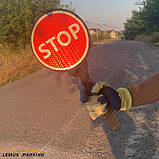 Ручний дорожній знак червоно-зелений "YES-NO" ДЗР-01, фото 3