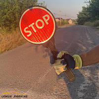 Ручной дорожный знак stop go ДЗР-01