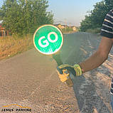 Ручний дорожній знак червоно-зелений "YES-NO" ДЗР-01, фото 5