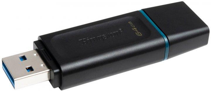 USB флешка Kingston DataTraveler Exodia 64GB USB 3.2 Gen 1 Black/Teal (DTX/64GB) - фото 2 - id-p1449776163