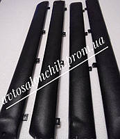 Накладки на двері дверні батони на ВАЗ 2101 2102 2103 2104 2105 2106 2107 чорні пластикові