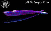 Приманка Lunker City Fin-S Fish 4.0" №236 Purple Rain (уп. 10шт.)