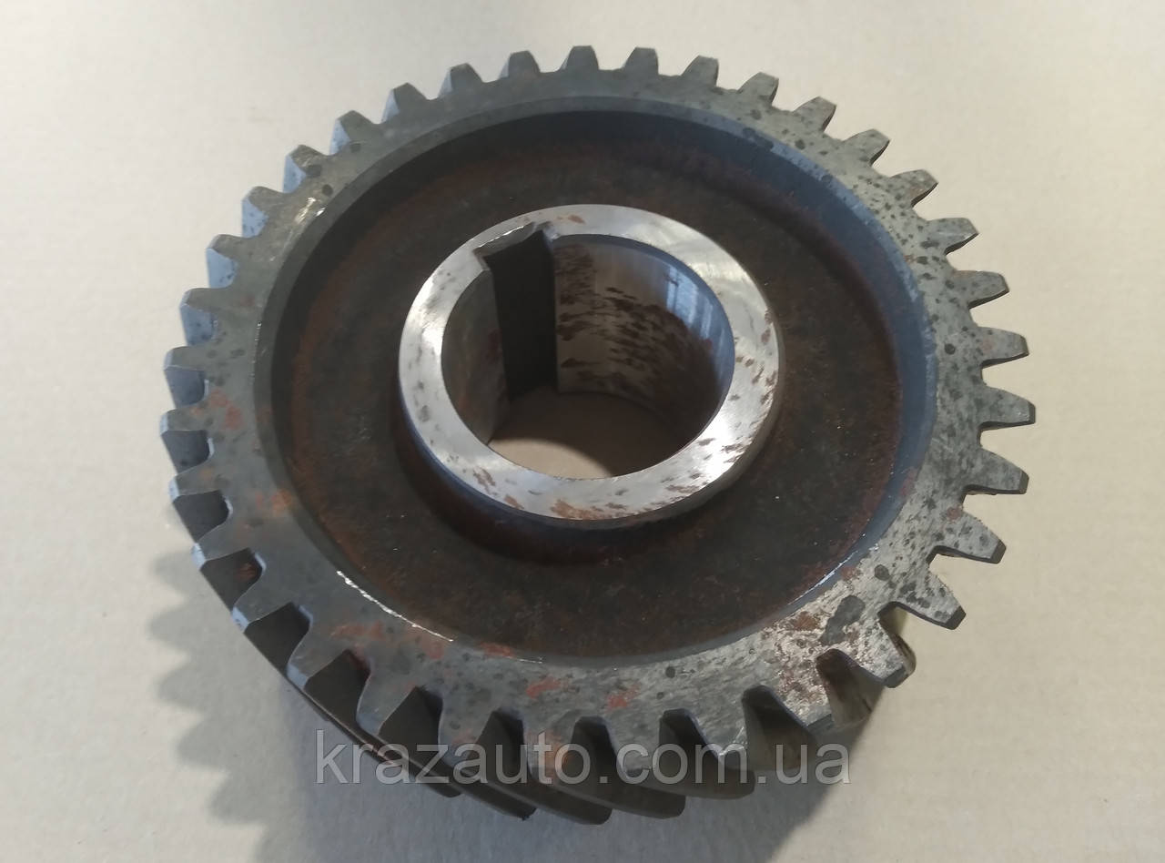 Шестірня ведмедого вала КрАЗ Z = 35 зубів. (шпонка 18 мм) 65053-2220023