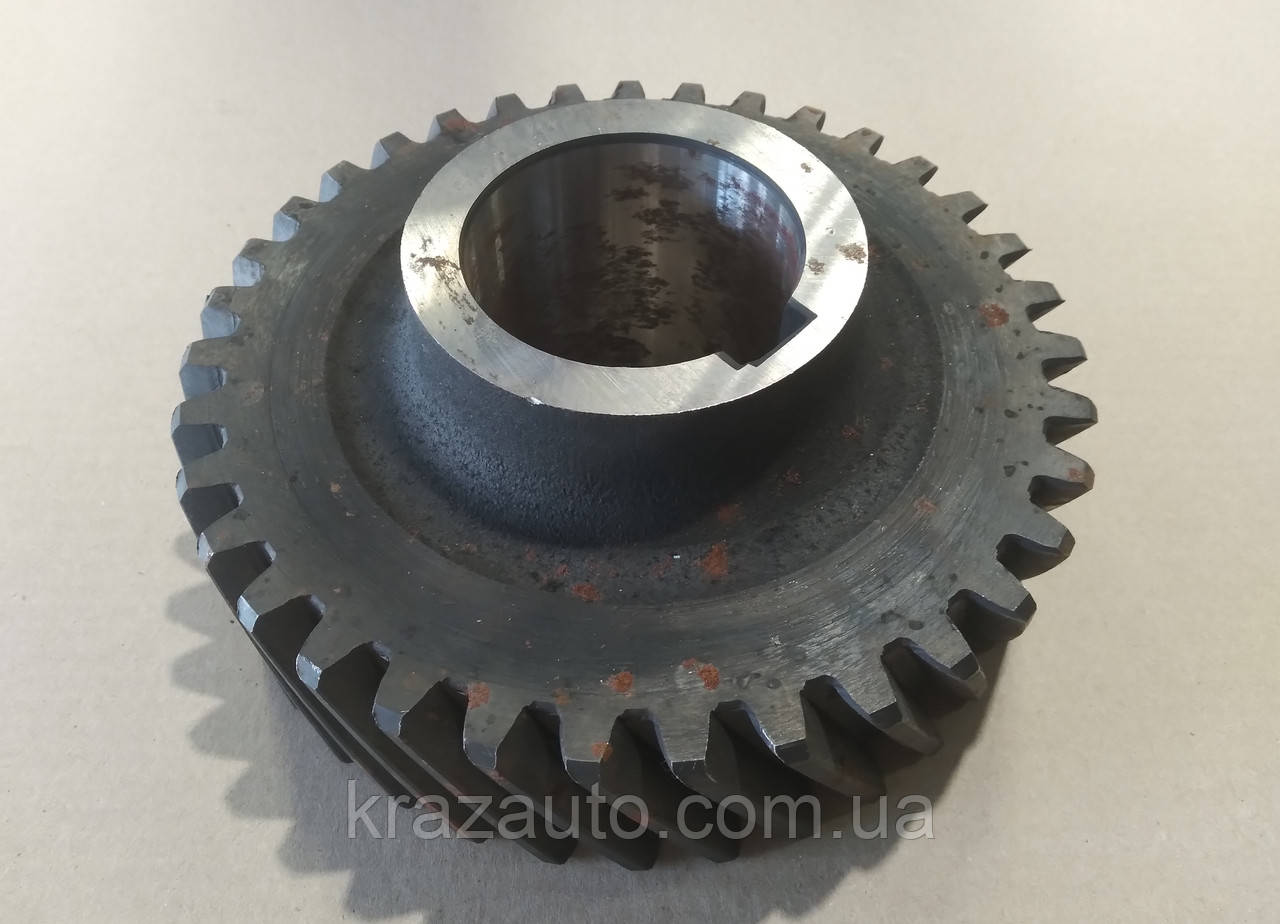 Шестірня ведмедого вала КрАЗ Z = 35 зубів. (шпонка 18 мм) 65053-2220023, фото 1
